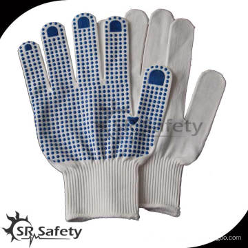 SRSafety Baumwollstrick-Sicherheitsbau Arbeitshandschuh mit 13G / billigsten Handschuh